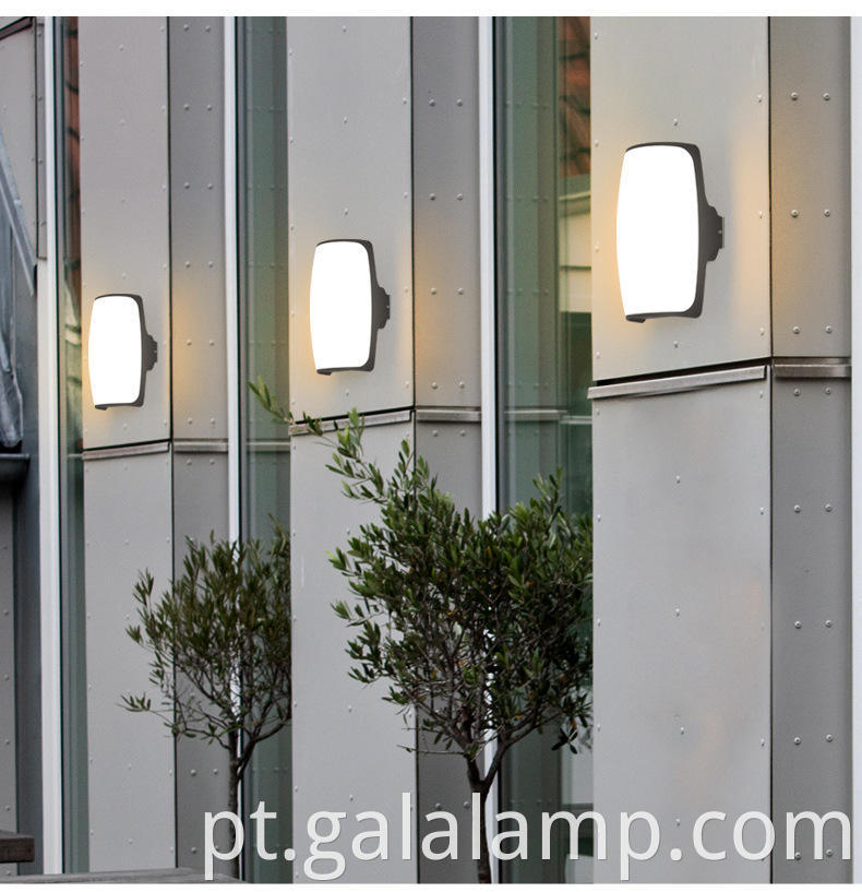 Candeeiro de parede para jardim exterior de baixa manutenção Low maintenance outdoor garden wall lamp